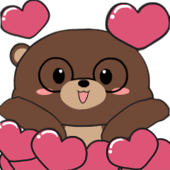 Chubby Bear :  Animated Stickers
