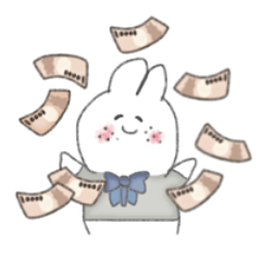 そばかすうさぎ【お金】